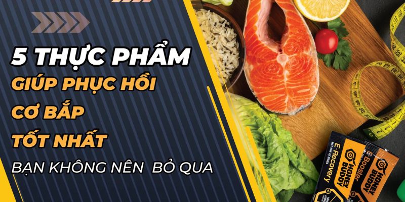 Chế độ dinh dưỡng tối ưu cho quá trình phục hồi cơ